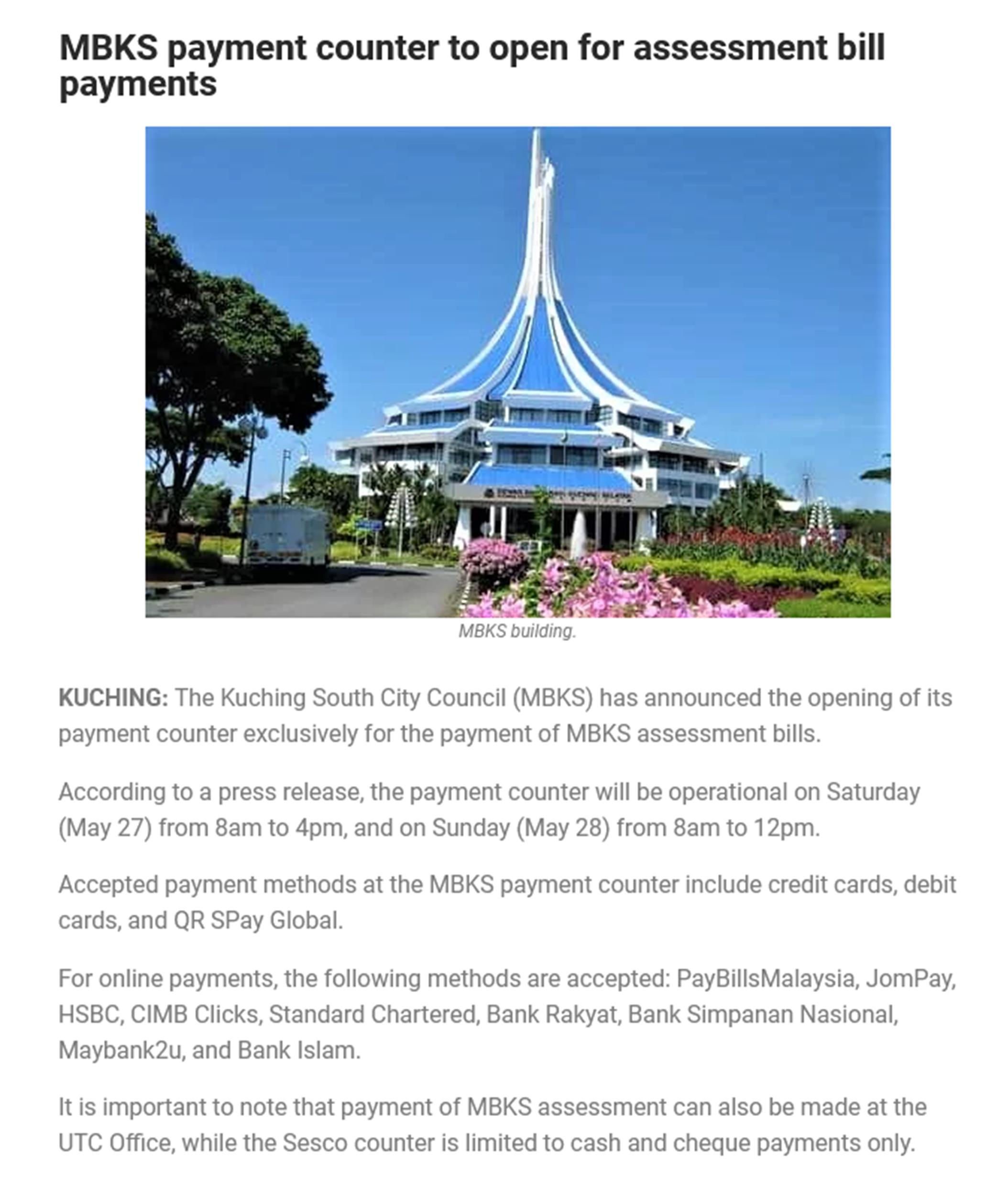 News - Official Website of Council of the City of Kuching South