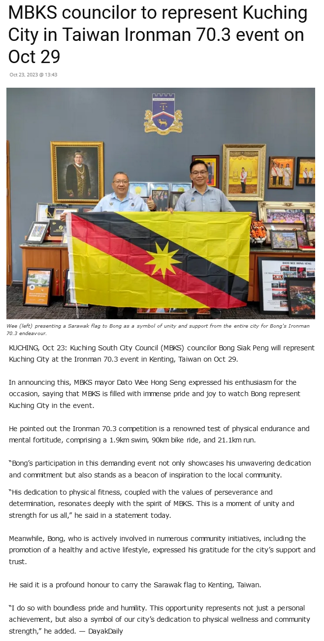 News - Official Website of Council of the City of Kuching South