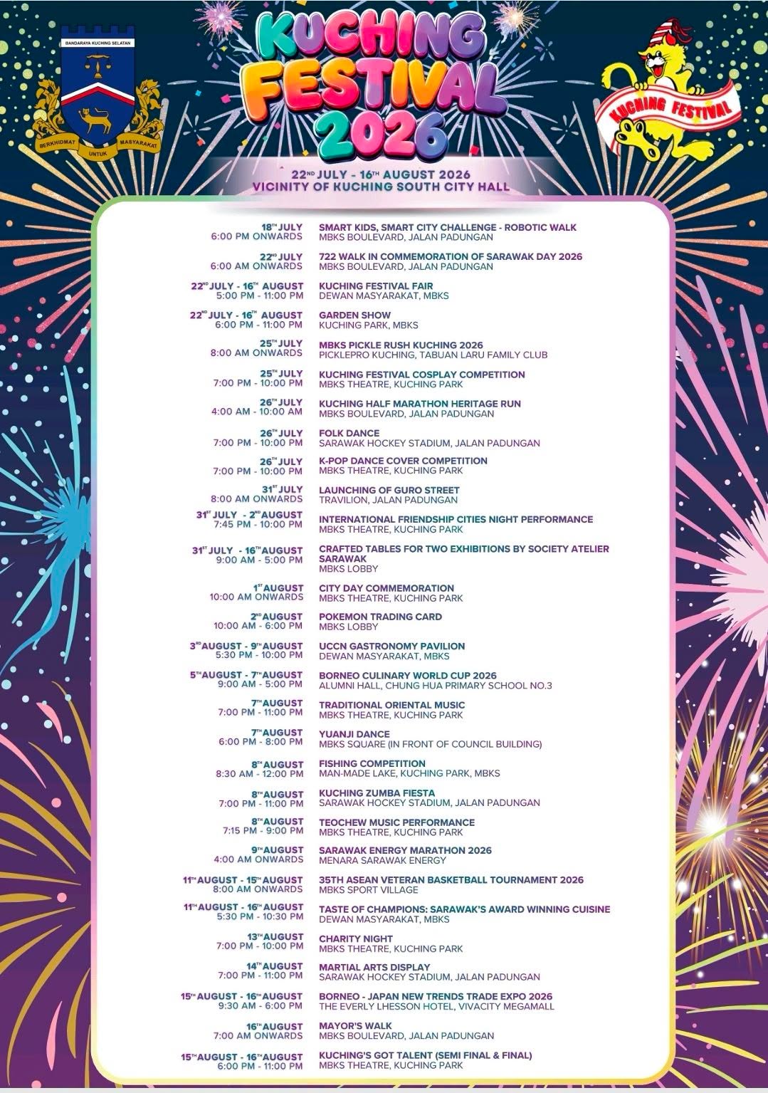 Kuching Festival 2026